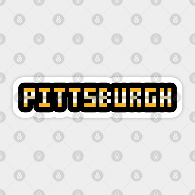 Pixel Hockey City Pittsburgh 2017 Sticker by gkillerb